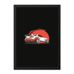 Toyota Supra Wall Art, JDM Car Poster, Japanese Sports Car Print, Car Enthusiast Gift, Automotive Decor, Framed Wall Decor - Tawshia