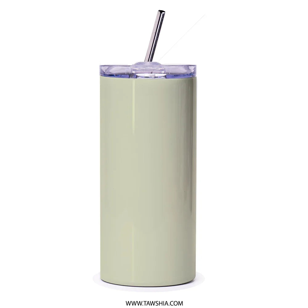 Stylish Insulated Tumbler with Clear Lid and Straw product