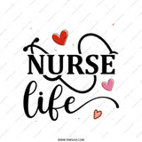 Nurse Life Tote Bag, Heart Stethoscope Design, Nurse Gift Idea, Nursing Student Bag, Medical Professional Tote, Cute Nurse Bag - Tawshia