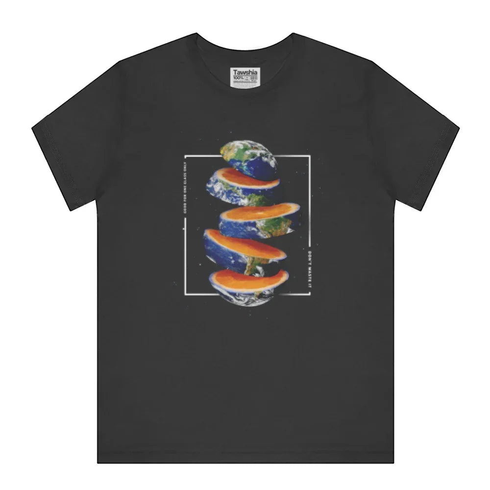 Abstract Earth Spiral Graphic T-Shirt product type