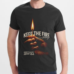 Keep The Fire Burning Graphic T-Shirt product