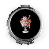 Sweet Treat Pocket Mirror, Dessert Pocket Mirror, Foodie Gift, Cute Mirror, Makeup Mirror, Travel Mirror, Unique Gift for Her - Tawshia
