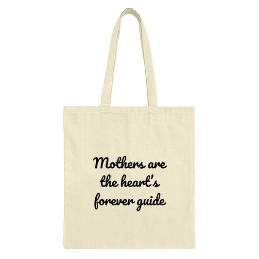 Mothers Heart Tote, Forever Guide Bag, Mom Gift, Mothers Day, Shopping Bag, Cute Tote, Quote Tote, Everyday Tote, Gift for Her - Tawshia