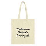 Mothers Heart Tote, Forever Guide Bag, Mom Gift, Mothers Day, Shopping Bag, Cute Tote, Quote Tote, Everyday Tote, Gift for Her - Tawshia