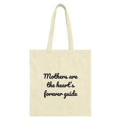 Mothers Heart Tote, Forever Guide Bag, Mom Gift, Mothers Day, Shopping Bag, Cute Tote, Quote Tote, Everyday Tote, Gift for Her - Tawshia