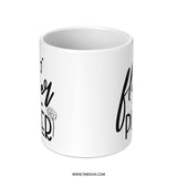Flower Power Mug, Feminist Gift, Positive Quote, Plant Lover, Empowerment Mug, Floral Mug, Inspirational Mug - Tawshia