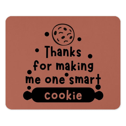 Smart Cookie Mouse Pad, Teacher Appreciation Gift, Thank You Mousepad, School Staff Present, Unique Gift Idea, Desk Accessories - Tawshia