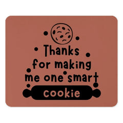 Smart Cookie Mouse Pad, Teacher Appreciation Gift, Thank You Mousepad, School Staff Present, Unique Gift Idea, Desk Accessories - Tawshia