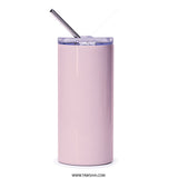 Pink Milkshake Tumbler, Cute Drinkware, Sweet Treat Design, Trendy Tumbler, Stylish Cup, Gift Idea, Unique Tumbler, Summer Vibes, Ice Cream - Tawshia
