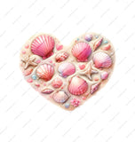 Heart Shaped Seashell Design Decorative product