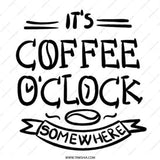 Coffee OClock Pinback Button, Its Coffee Time Badge, Coffee Lover Pin, Funny Coffee Gift, Caffeine Addict, Novelty Pinback Button - Tawshia