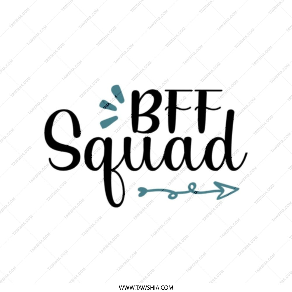 BFF Squad Tote Bag, Best Friends Gift, Friendship Tote, Cute Squad Bag, Group Gift, Gift for Friends, Matching Bags, Friend Group - Tawshia