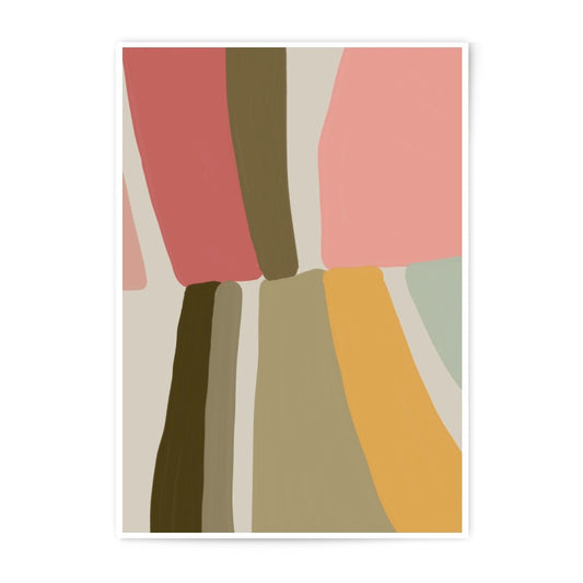 Abstract Photographic Print, Modern Art Print, Geometric Wall Art, Home Decor, Living Room Art, Bedroom Art, Colorful Print - Tawshia
