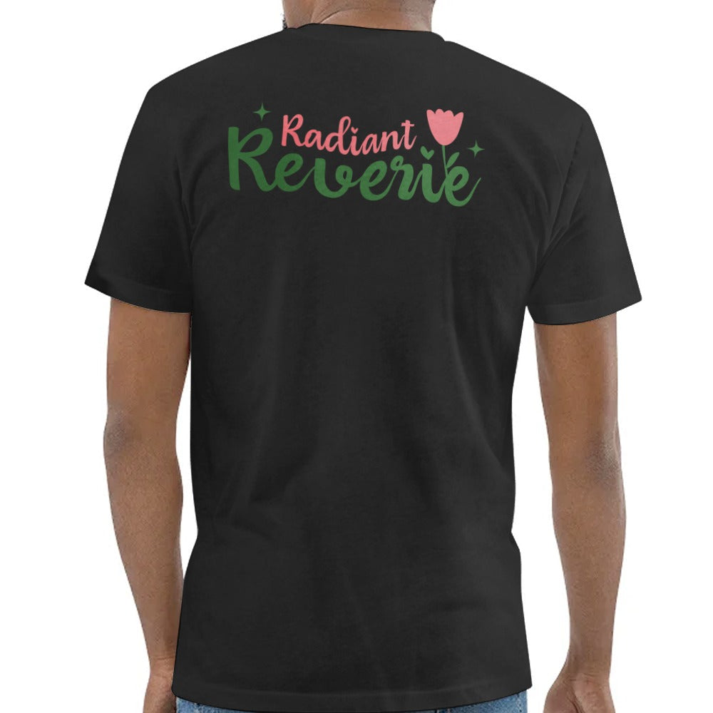 Radiant Reverie Black T-shirt with Colorful Design Product