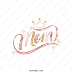 Mom Pillow, Mother's Day Gift, Best Mom Ever, Crown Pillow, Decorative Pillow, Accent Pillow, Throw Pillow, Gift for Mom, Home Decor - Tawshia