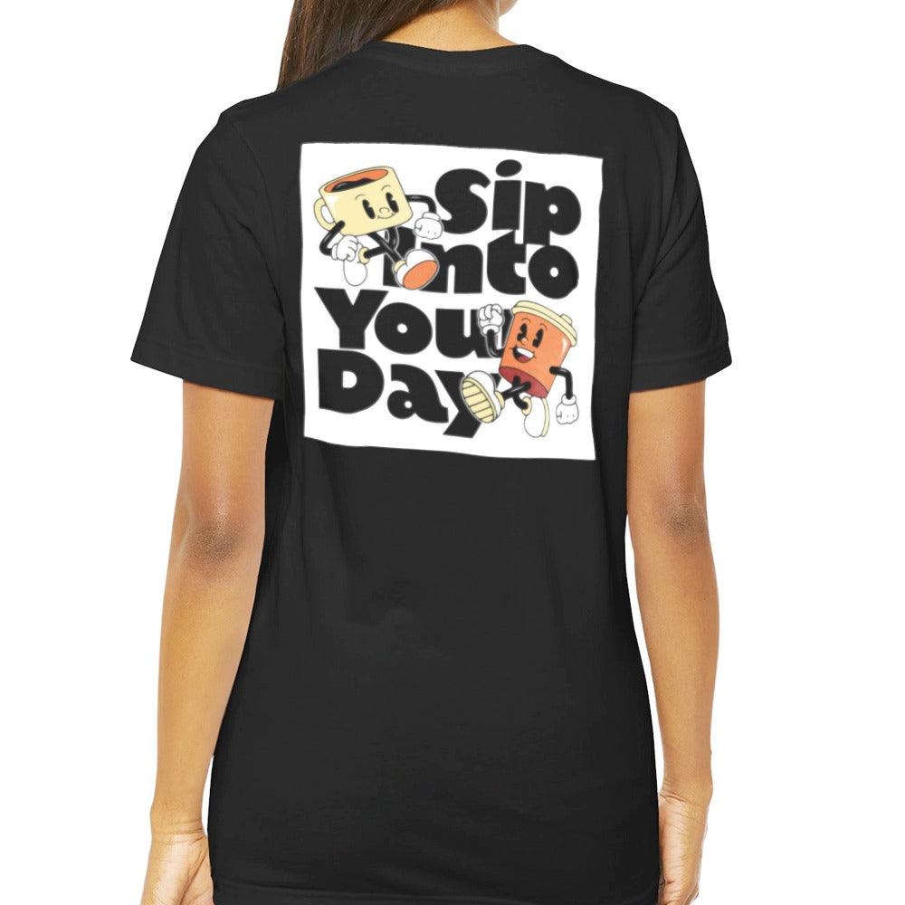 Sip Into Your Day Graphic Printed T-Shirt product