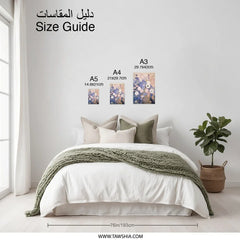 Floral Photographic Print, Anemone Art Print, Flower Photography, Botanical Wall Art, Pink Blue Flower Print, Home Decor Art - Tawshia