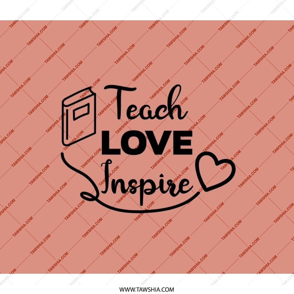 Teach Love Inspire Backpack, Teacher Appreciation Gift, School Backpack, Educator Present, Back to School, Teacher Bag - Tawshia