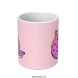 Donut Unicorn Mug, Cute Unicorn Coffee Mug, Novelty Gift Mug, Kawaii Unicorn Gift, Pink Donut Mug, Funny Unicorn Mug, Unique Mugs - Tawshia