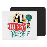 All Things Are Possible Graphic Mouse Pad product