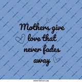 Mother's Love Pocket Mirror, Gift For Mom, Keepsake Mirror, Mother's Day Present, Sentimental Gift, Handbag Mirror - Tawshia