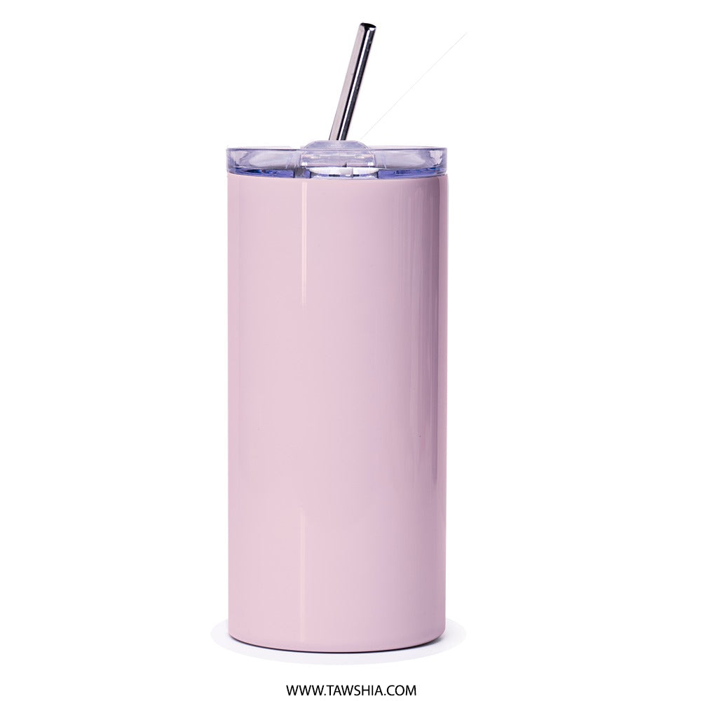 Macaron Tumbler, French Dessert Tumbler, Foodie Gift, Cute Pink Tumbler, Sweet Treat Tumbler, Baker Gift, Pastry Chef Gift - Tawshia