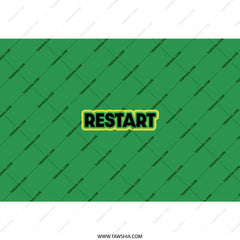 Restart Tumbler, Green Tumbler, Motivation Tumbler, Inspirational Tumbler, Gift Tumbler, Caffeinated Gift, Coffee Lover Gift - Tawshia