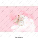 Bunny Tumbler, Cute Rabbit Tumbler, Pink Tumbler, Animal Tumbler, Flower Tumbler, Gift Idea, Tumbler with Straw, Drinkware, Kids Tumbler - Tawshia