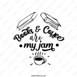 Books and Coffee Tote, My Jam Tote, Book Lover Gift, Coffee Lover Bag, Reader Tote, Bookish Tote, Gifts for Readers, Bookworm Tote Bag - Tawshia