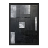 Abstract Black and Gray Wall Art, Modern Geometric Print, Contemporary Art, Minimalist Home Decor, Wall Decor - Tawshia