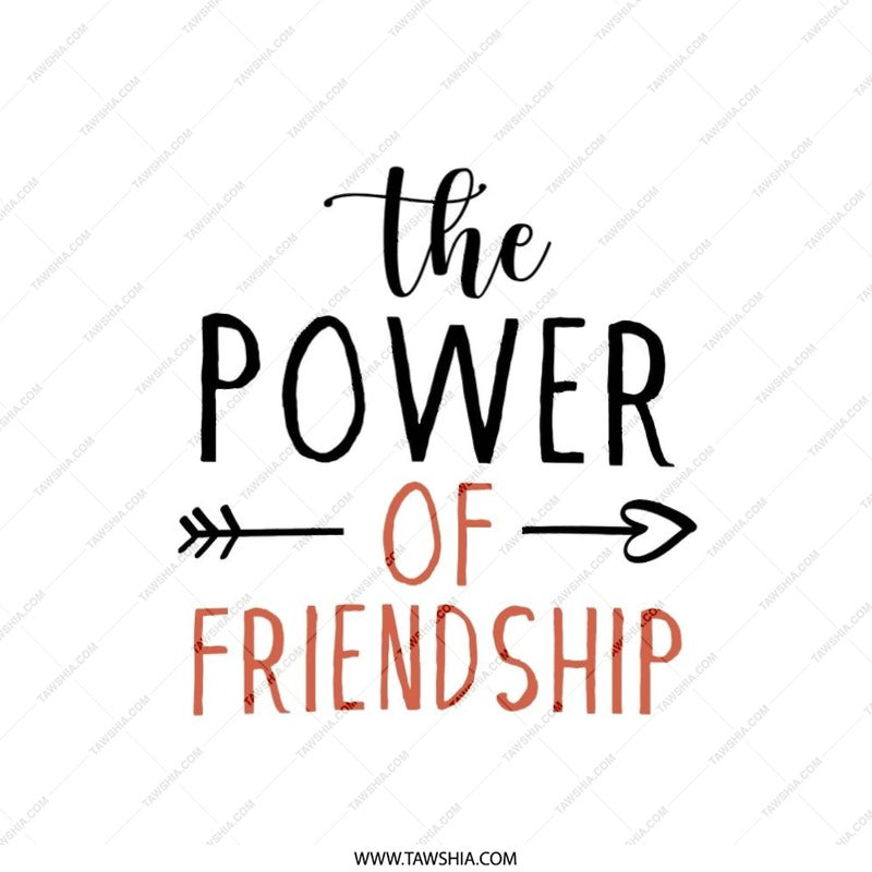 Friendship Power Pillow, Best Friend Gift Pillow, Friendship Quote Pillow, Decorative Throw Pillow, Gift for Friend, Home Decor Pillow - Tawshia