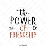 Friendship Power Pillow, Best Friend Gift Pillow, Friendship Quote Pillow, Decorative Throw Pillow, Gift for Friend, Home Decor Pillow - Tawshia
