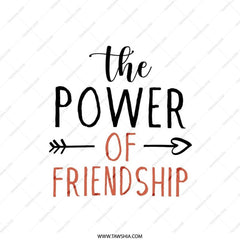 Friendship Power Pillow, Best Friend Gift Pillow, Friendship Quote Pillow, Decorative Throw Pillow, Gift for Friend, Home Decor Pillow - Tawshia
