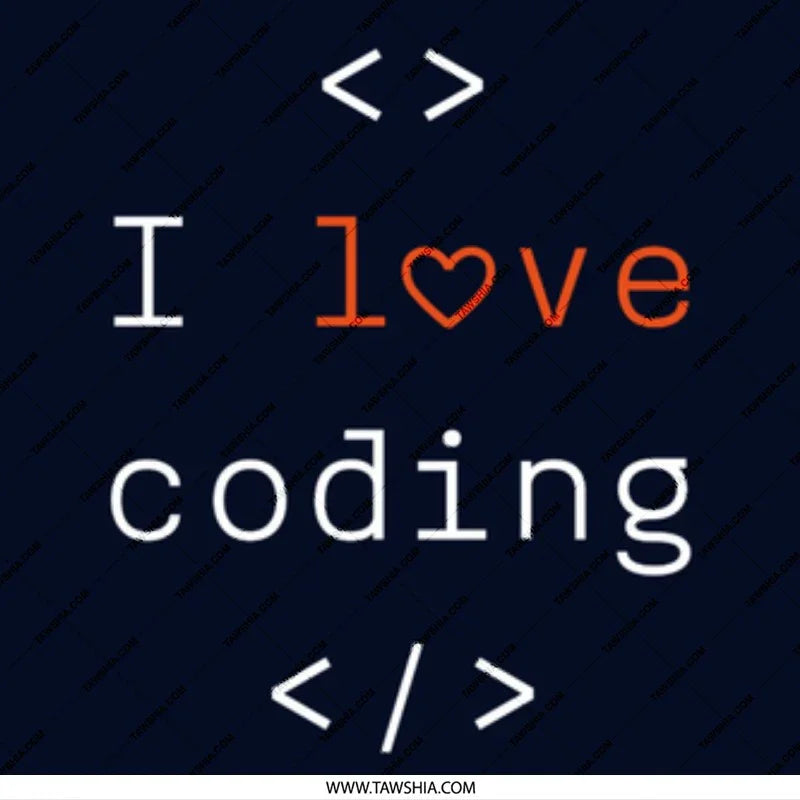 I love coding graphic design for coding enthusiasts product