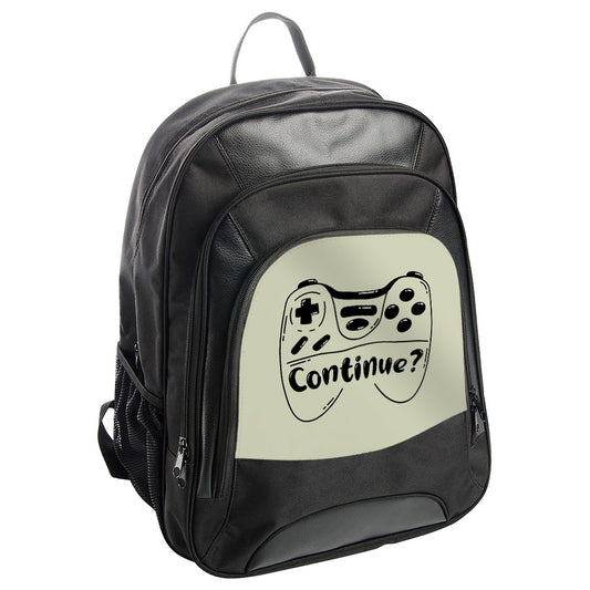Gamer Backpack, Continue Design, Gaming Backpack, Video Game Gift, Stylish Backpack, School Backpack, Casual Backpack, Travel Backpack - Tawshia