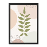 Minimalist Fern Wall Art, Abstract Botanical Print, Modern Leaf Art, Boho Home Decor, Nature Inspired Wall Decor - Tawshia