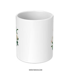 Azalea Flower Mug, Floral Coffee Mug, Vintage Botanical Art Mug, Garden Lover Gift, Tea Cup, Plant Mug, Flower Mug, Unique Gifts - Tawshia