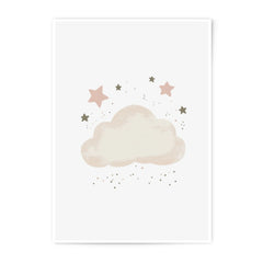 Cloud Stars Photographic Print, Nursery Decor, Celestial Art, Dreamy Print, Kids Room Art, Baby Shower Gift, Wall Art Print, Home Decor - Tawshia