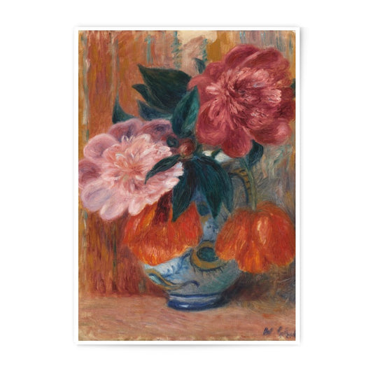 Renoir Flowers Photographic Print, Impressionist Art, Floral Still Life, Vintage Art Print, Home Decor, Wall Art, Renoir Print - Tawshia