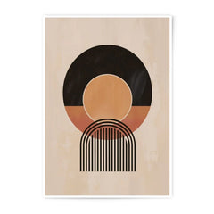 Abstract Photographic Print, Minimalist Art Print, Geometric Wall Art, Modern Home Decor, Circle and Arch Poster, Contemporary Art - Tawshia