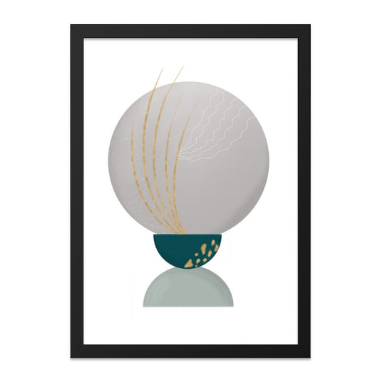 Abstract Shapes Wall Art, Minimalist Art Print, Geometric Wall Decor, Modern Home Art, Contemporary Artwork - Tawshia