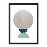 Abstract Shapes Wall Art, Minimalist Art Print, Geometric Wall Decor, Modern Home Art, Contemporary Artwork - Tawshia