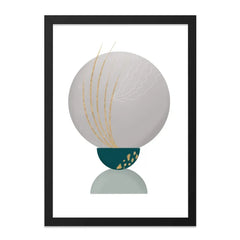 Abstract Shapes Wall Art, Minimalist Art Print, Geometric Wall Decor, Modern Home Art, Contemporary Artwork - Tawshia