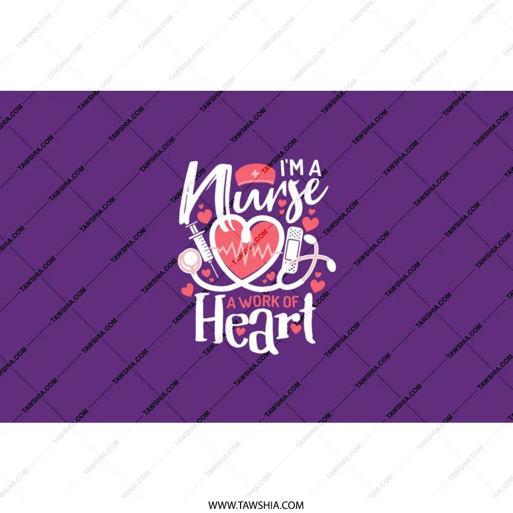 I'm a Nurse A Work of Heart shirt product