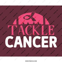Tackle Cancer Mouse Pad, Awareness Ribbon, Fight Cancer, Hope Mousepad, Computer Accessory, Desk Decor, Gift Idea, Burgundy and Pink - Tawshia