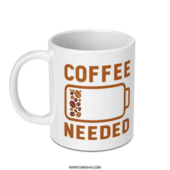 Coffee Needed Mug with Low Battery Design product
