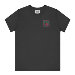 Geometric Design Black Short Sleeve Graphic Shirt product