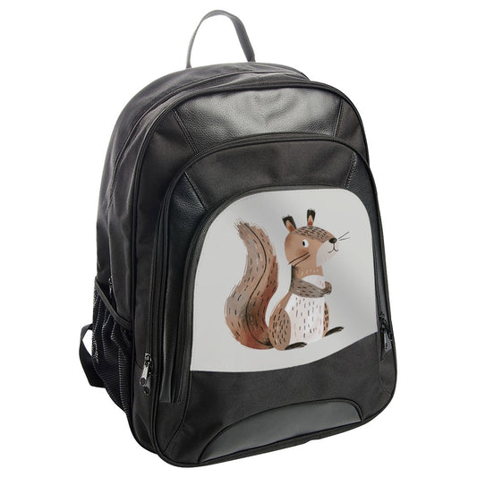 Cute Squirrel Backpack, Animal Backpack, Woodland Creature Backpack, Backpack for Kids, Stylish Backpack, Unique Back to School Backpack - Tawshia