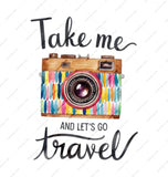 Travel Mug, Vintage Camera Mug, Take Me Travel, Photography Lover Gift, Adventure Mug, Wanderlust Mug, Gift for Traveler, Gift for Her - Tawshia