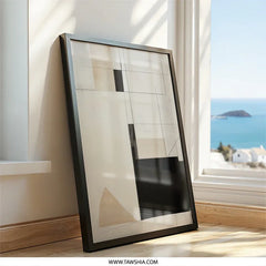 Modern Abstract Wall Art, Geometric Art Print, Minimalist Wall Decor, Contemporary Artwork, Home Decor - Tawshia